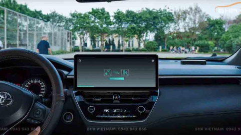 Màn hình DVD Android xe Toyota Corolla Cross | Màn nguyên khối 12.3 inch